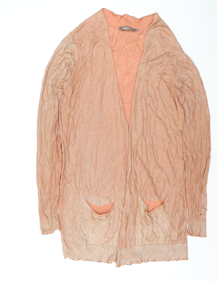 Sandwich Women’s Beige Long Sleeve Open Cardigan Size L Linen Blend