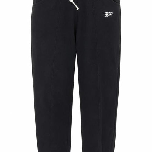 Reebok Women Black Small Jogger Sweatpants Elastic Waist Pockets