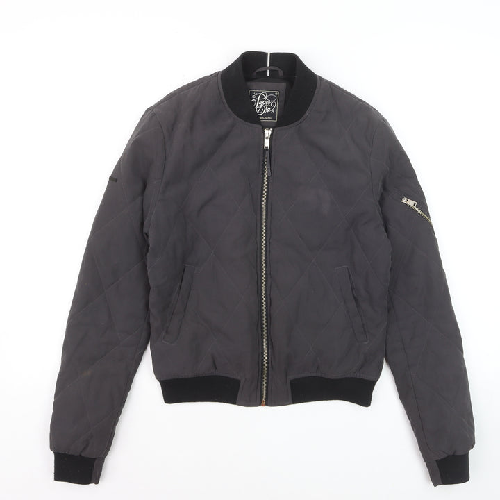 Superdry Women's Black Quilted Bomber Jacket XS