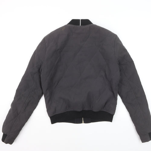Superdry Women's Black Quilted Bomber Jacket XS