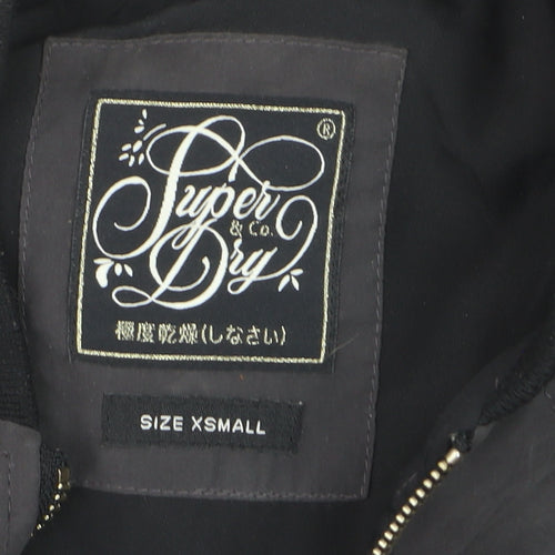 Superdry Women's Black Quilted Bomber Jacket XS