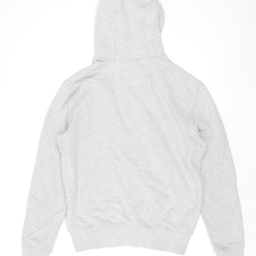Crew Clothing Company Men Grey Pullover Hoodie M Regular Fit