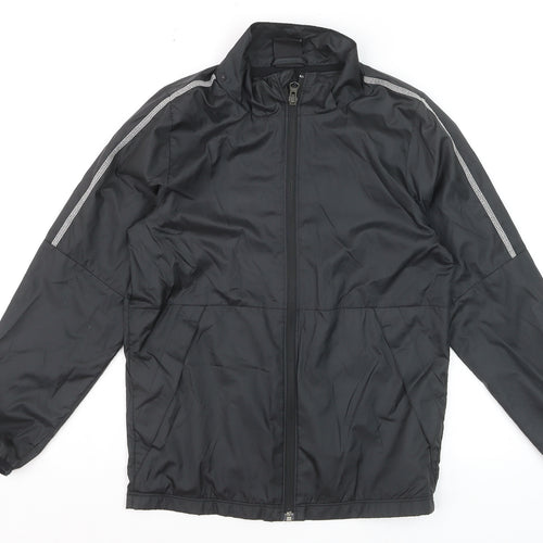 Nike Boys Black 8-10 Years Track Jacket Full Zip Lightweight Activewear