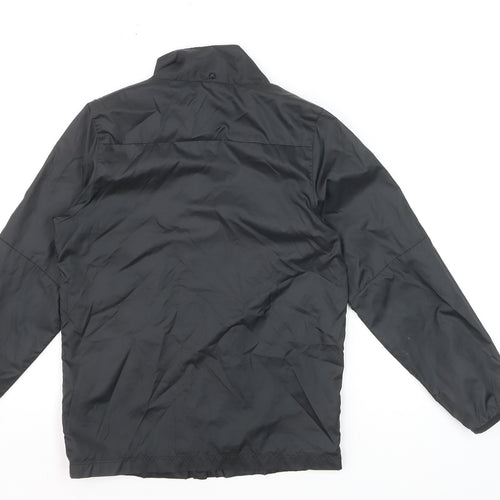 Nike Boys Black 8-10 Years Track Jacket Full Zip Lightweight Activewear
