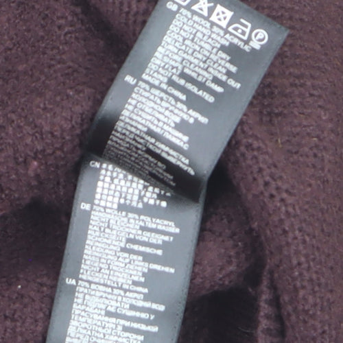 Reiss Men’s Brown Wool Blend Crew Neck Jumper Size L