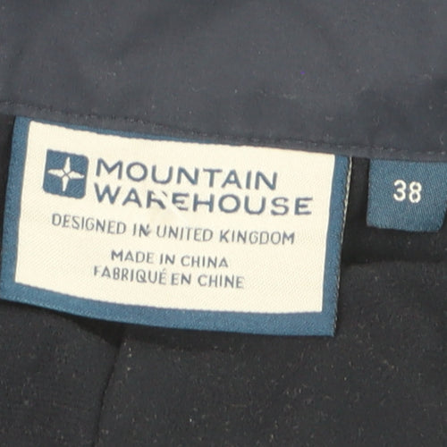 Mountain Warehouse Men's Navy Cargo Trousers Size 38 Relaxed Fit