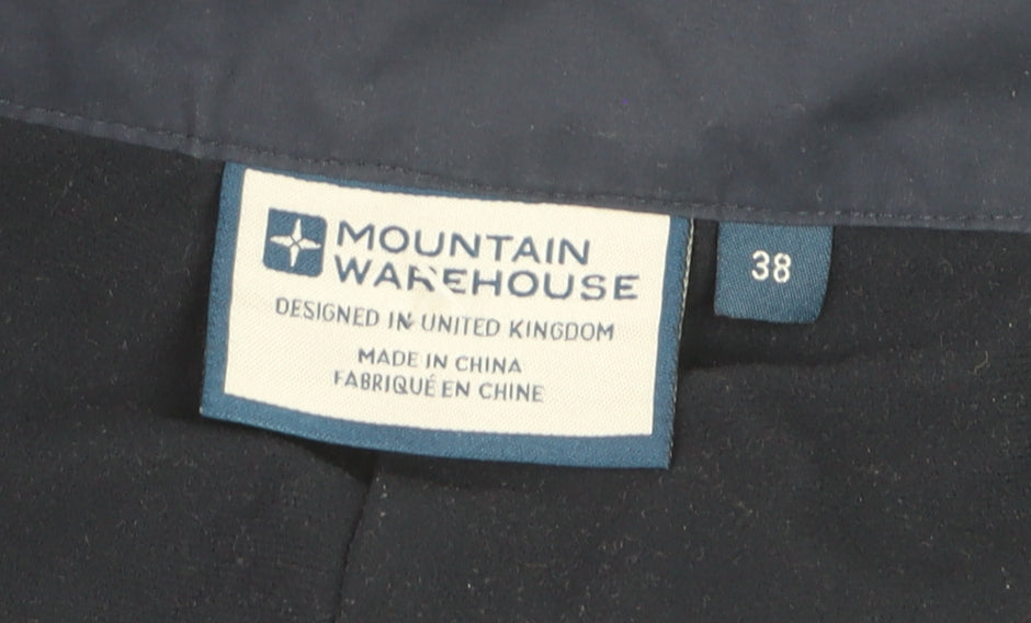 Mountain Warehouse Men's Navy Cargo Trousers Size 38 Relaxed Fit