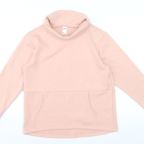 Anko Women Pink Size 12 Cowl Neck Long Sleeve Jumper