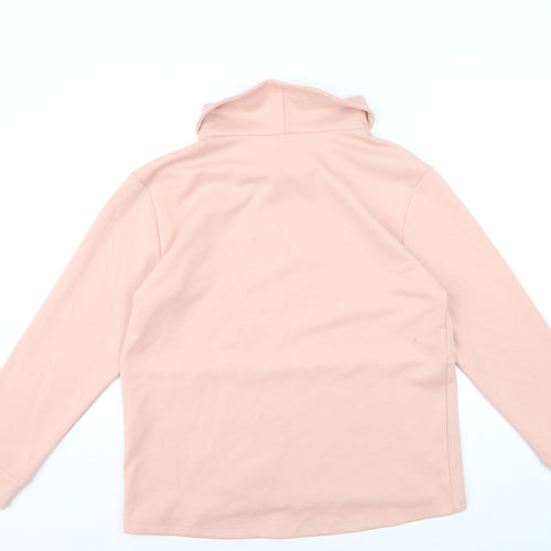 Anko Women Pink Size 12 Cowl Neck Long Sleeve Jumper