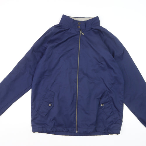 Nike 6.0 Men's Blue Full Zip Bomber Jacket Size M Polyester