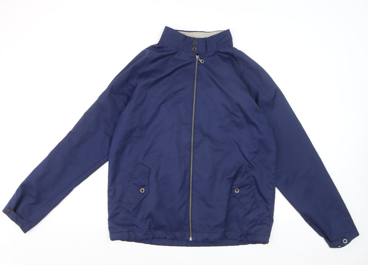 Nike 6.0 Men's Blue Full Zip Bomber Jacket Size M Polyester
