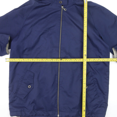 Nike 6.0 Men's Blue Full Zip Bomber Jacket Size M Polyester