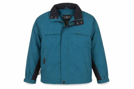 Front view of Storm Tech Men's Green XS Windbreaker Jacket Water Resistant Nylon