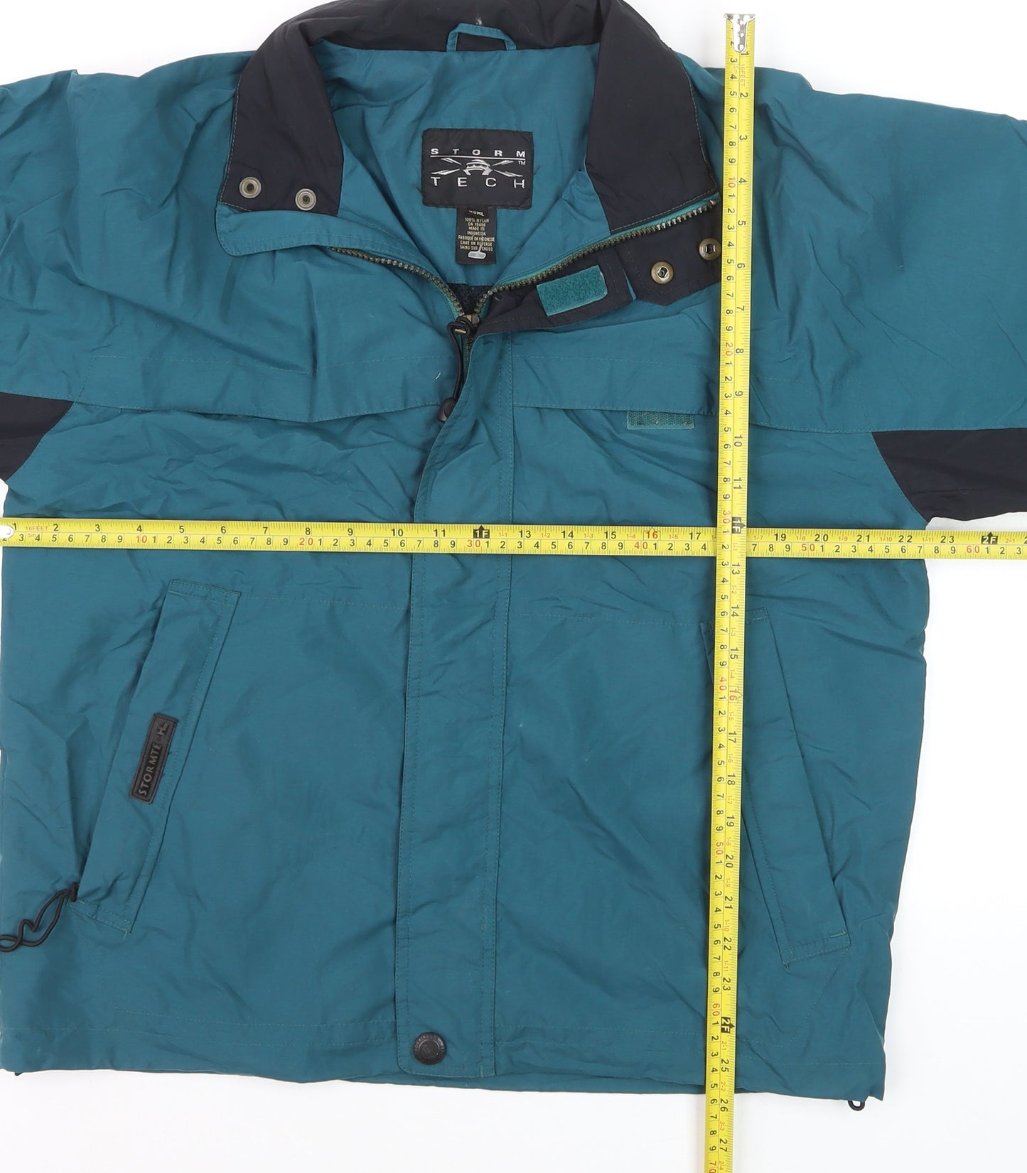 Storm Tech Men's Green XS Windbreaker Jacket Water Resistant Nylon