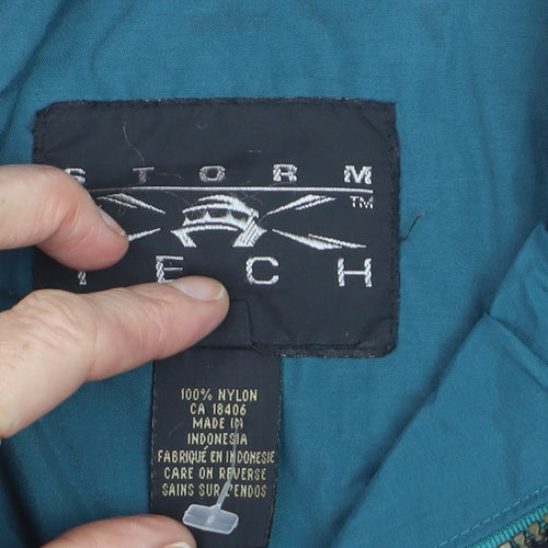 Storm Tech Men's Green XS Windbreaker Jacket Water Resistant Nylon