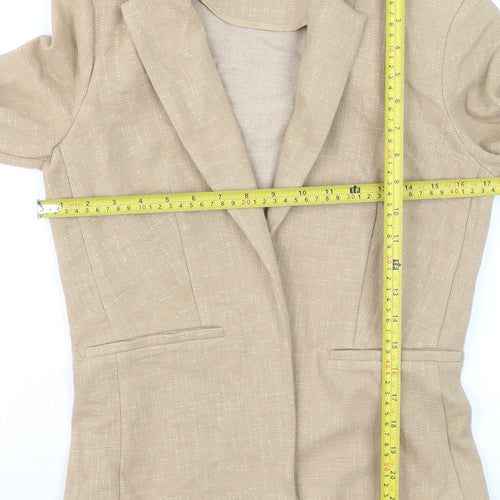 Marks and Spencer Women’s Beige Tailored Blazer UK 8