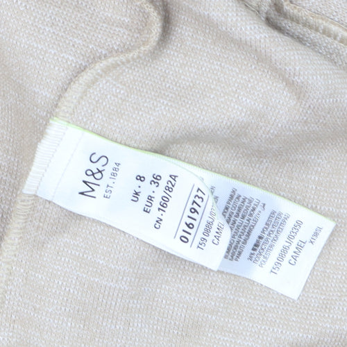 Marks and Spencer Women’s Beige Tailored Blazer UK 8