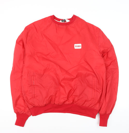 West Wind Mens Red XL Pullover Crew Neck Nylon Jumper