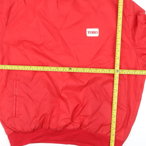 West Wind Mens Red XL Pullover Crew Neck Nylon Jumper