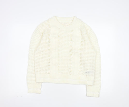 Marks and Spencer Per Una Women’s Ivory Knit Jumper Size S