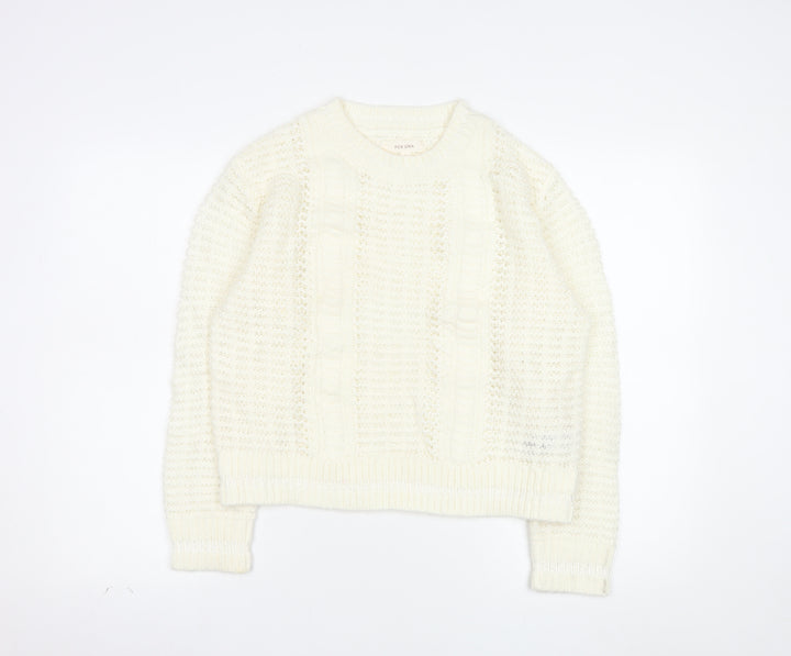 Marks and Spencer Per Una Women’s Ivory Knit Jumper Size S