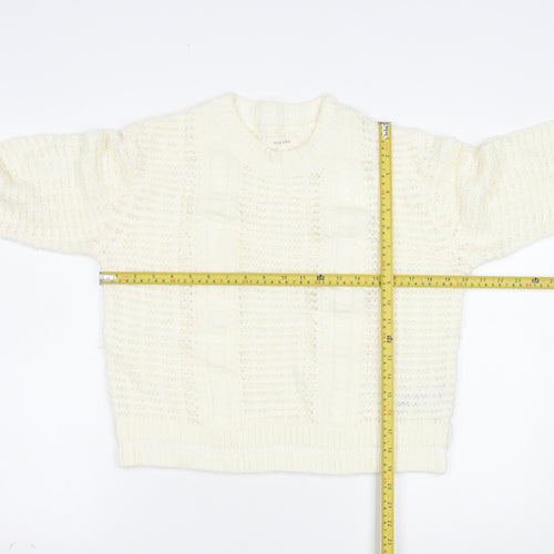 Marks and Spencer Per Una Women’s Ivory Knit Jumper Size S