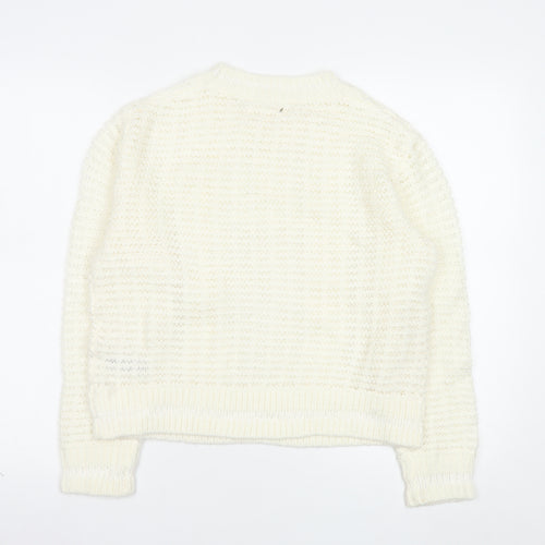 Marks and Spencer Per Una Women’s Ivory Knit Jumper Size S