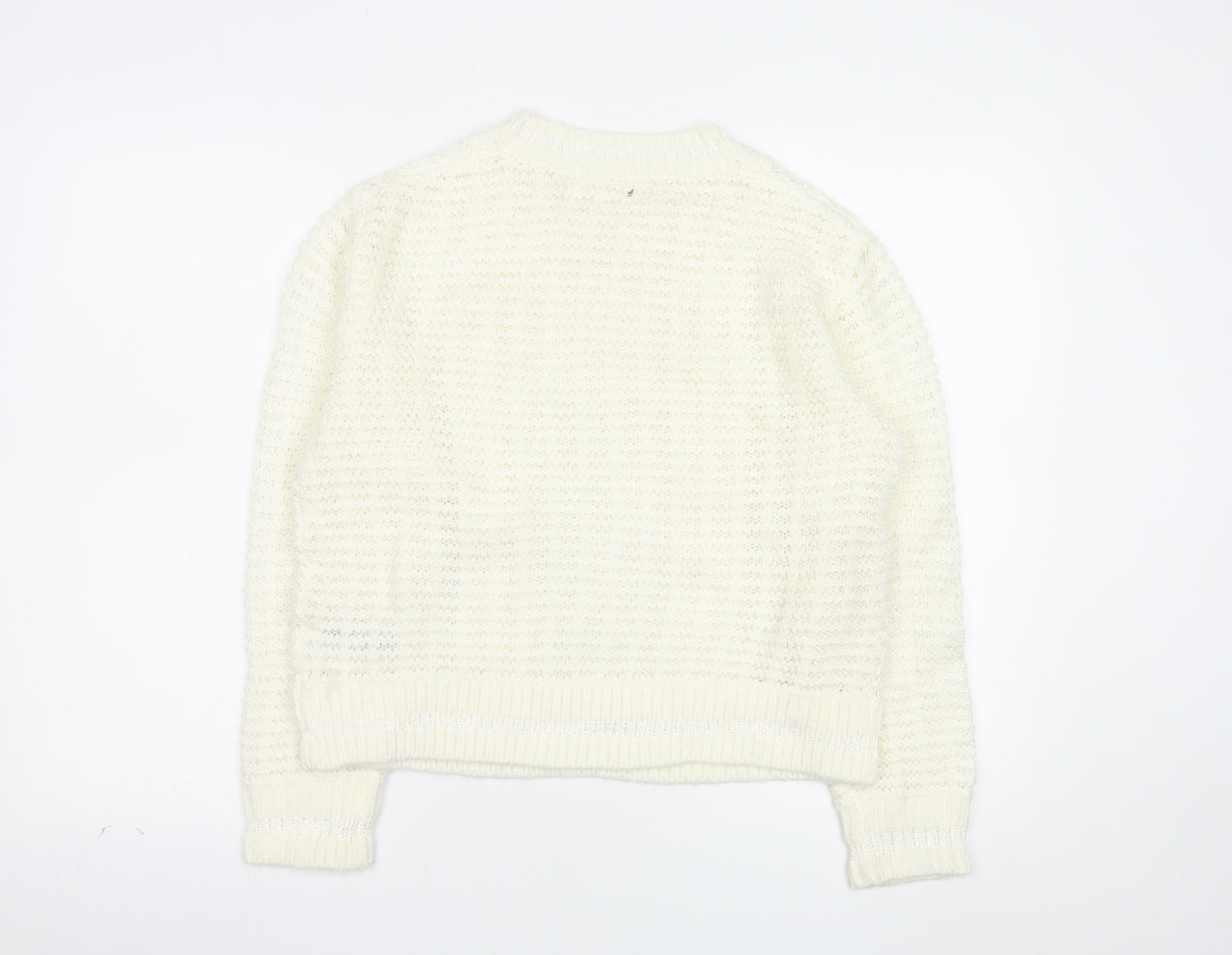 Marks and Spencer Per Una Women’s Ivory Knit Jumper Size S