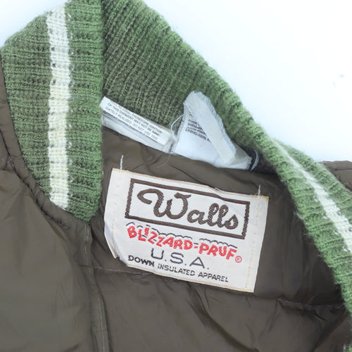 Walls Men's Brown 38 Regular Down Puffer Jacket