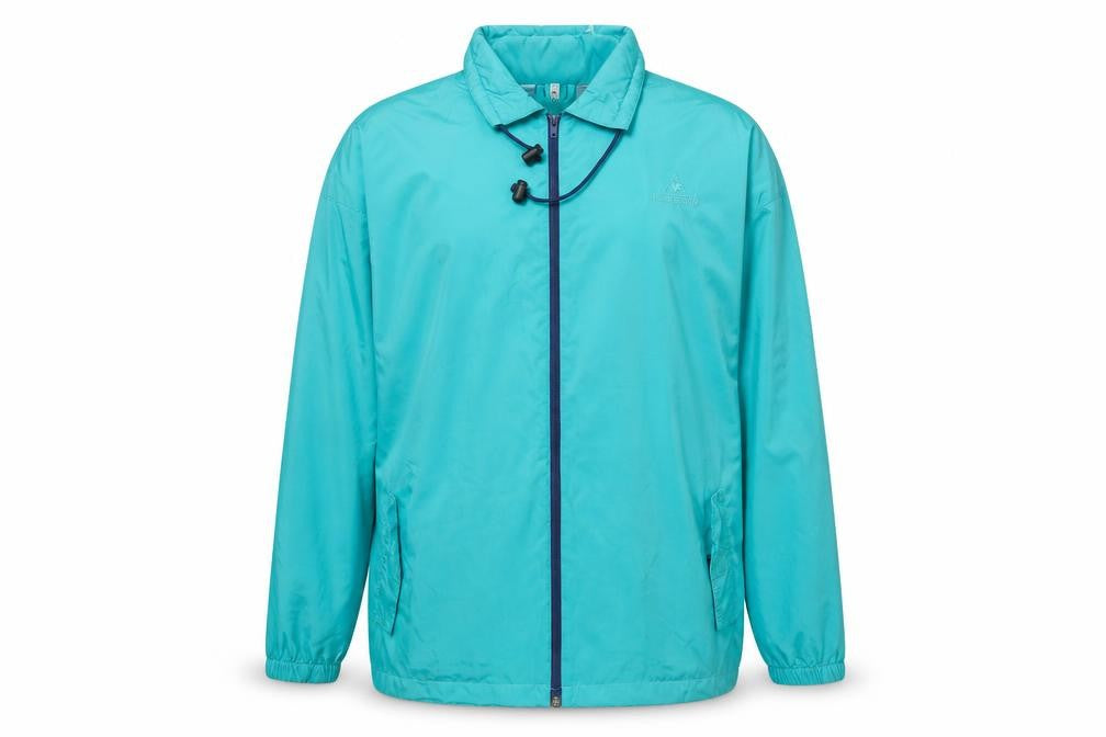 Le Coq Sportif Men's Green XL Retro Windbreaker Jacket
