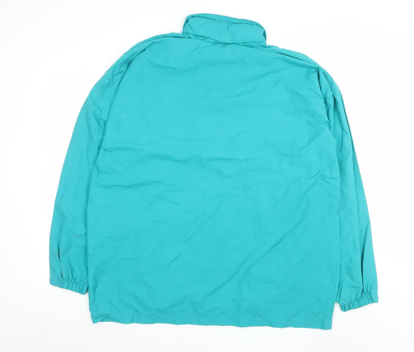 Le Coq Sportif Men's Green XL Retro Windbreaker Jacket