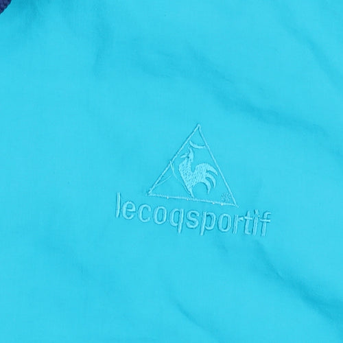 Le Coq Sportif Men's Green XL Retro Windbreaker Jacket