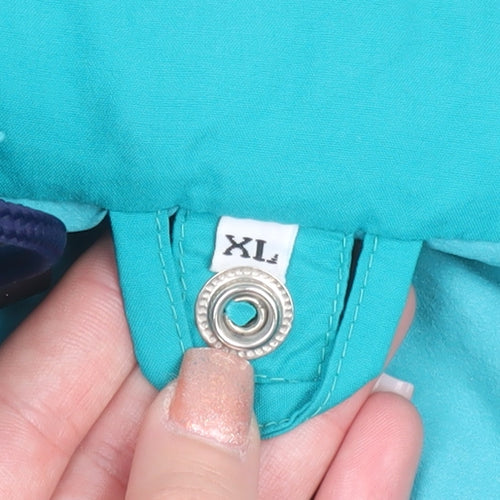 Le Coq Sportif Men's Green XL Retro Windbreaker Jacket
