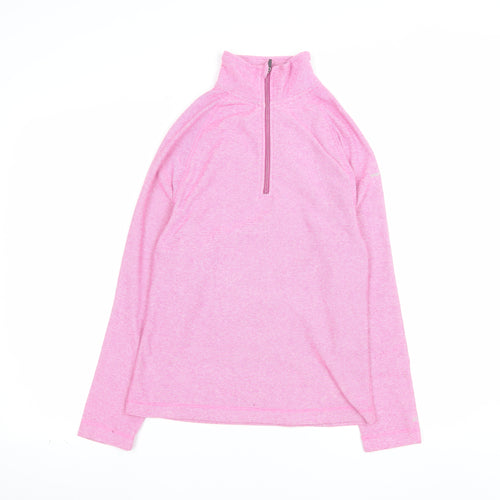 Trespass Womens Pink XS 1/2 Zip Pullover Sweatshirt