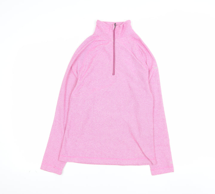 Trespass Womens Pink XS 1/2 Zip Pullover Sweatshirt
