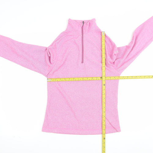 Trespass Womens Pink XS 1/2 Zip Pullover Sweatshirt