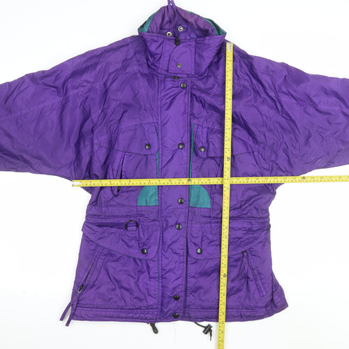 Winter Park Brooks Women's Purple Nylon Parka Jacket Size S