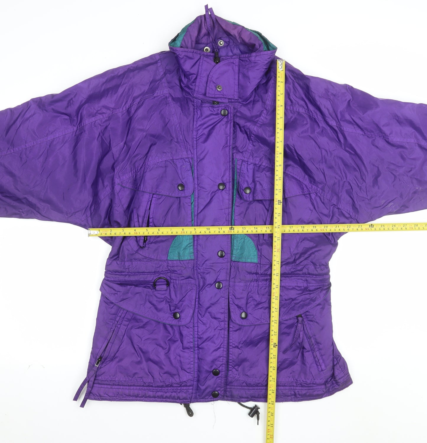 Winter Park Brooks Women's Purple Nylon Parka Jacket Size S