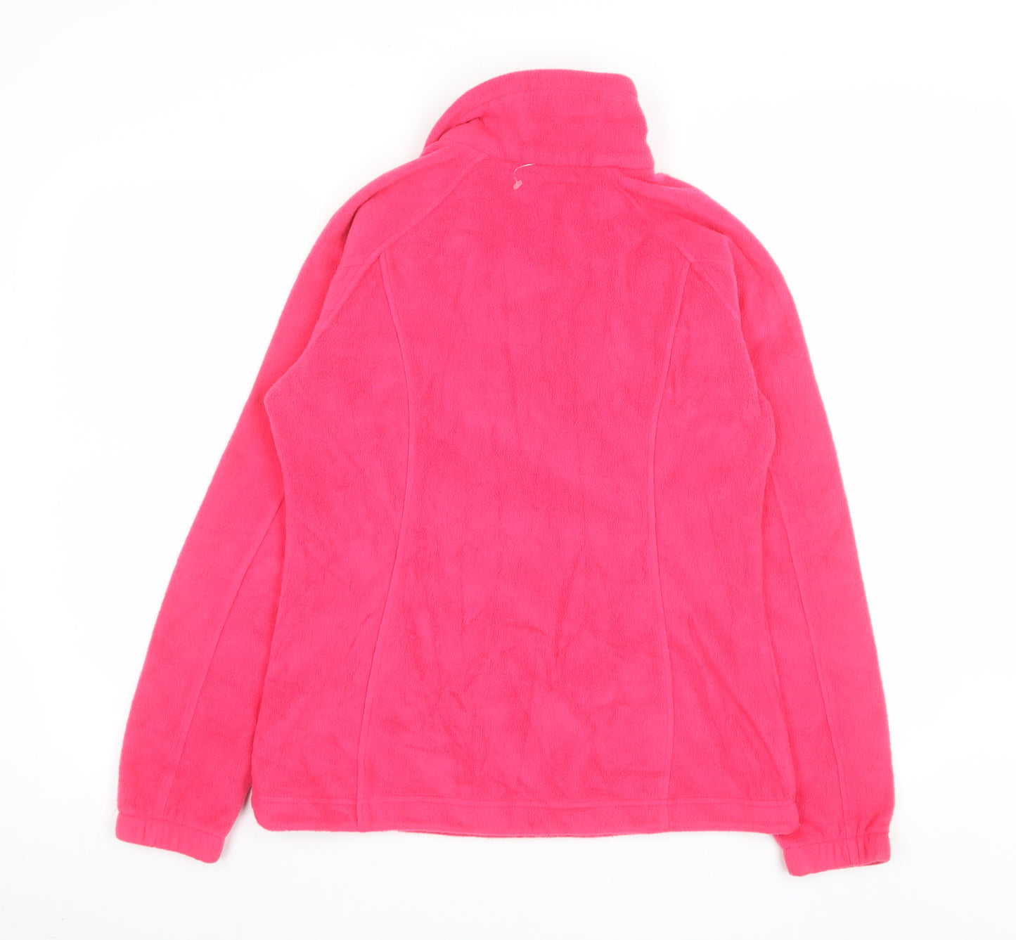 Columbia Women’s Pink 1/4 Zip Fleece Pullover Small Warm Lightweight