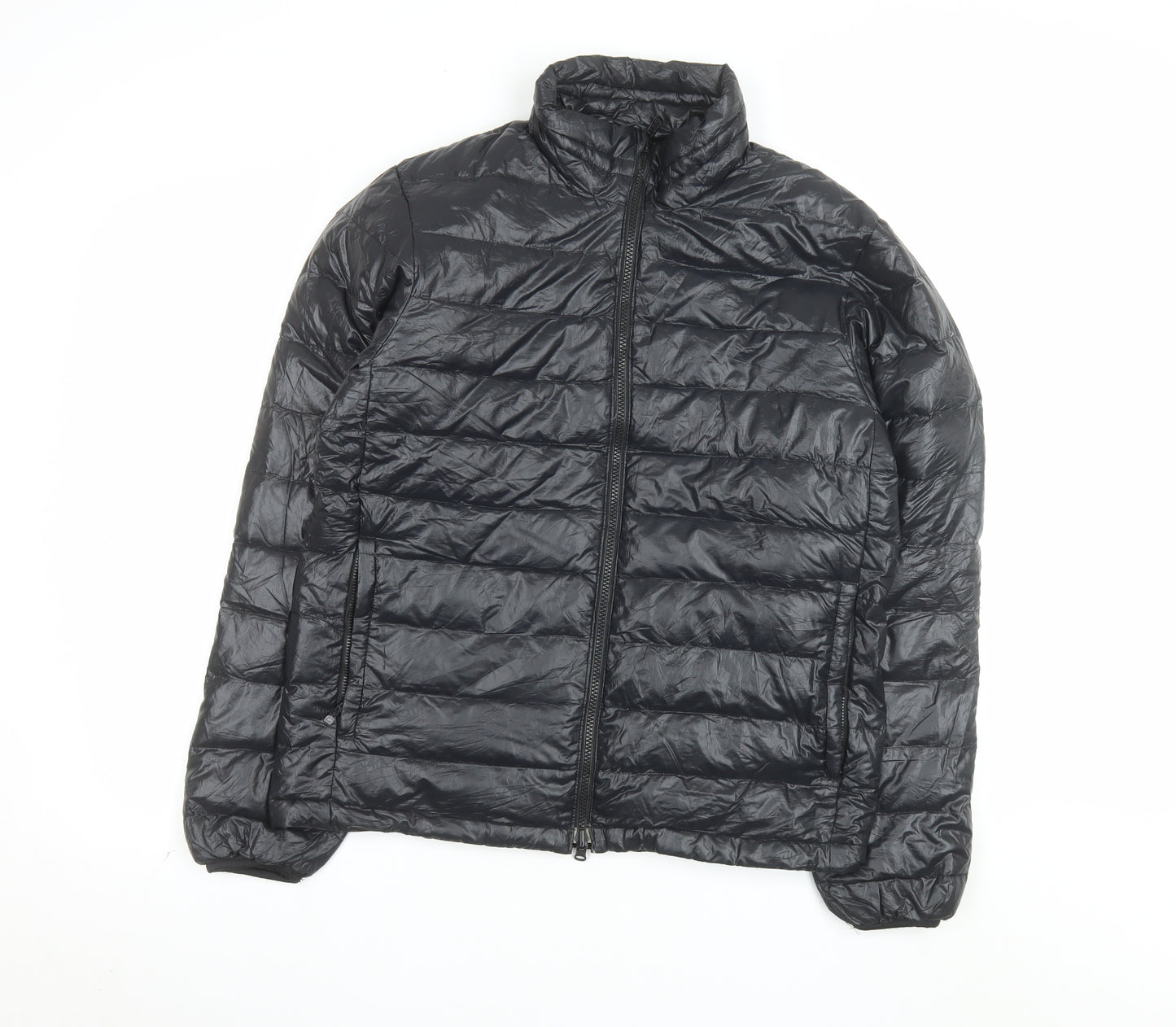 CAMP7 Men's Black Puffer Jacket Medium Lightweight Down Outdoor