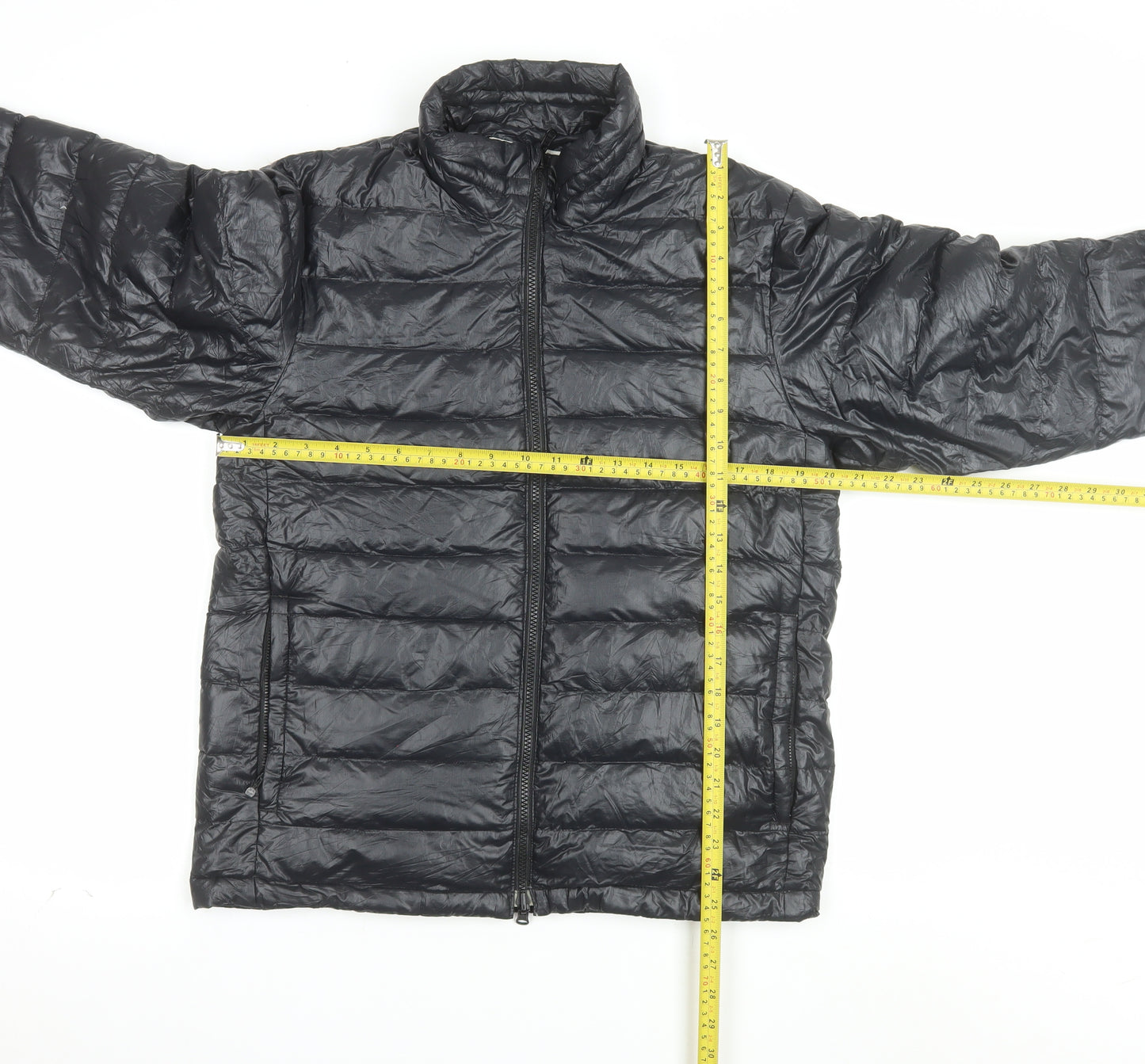CAMP7 Men's Black Puffer Jacket Medium Lightweight Down Outdoor