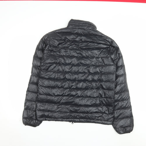 CAMP7 Men's Black Puffer Jacket Medium Lightweight Down Outdoor