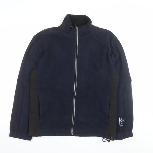 IZOD PerformX Men's Blue Full Zip Fleece Sweatshirt Medium