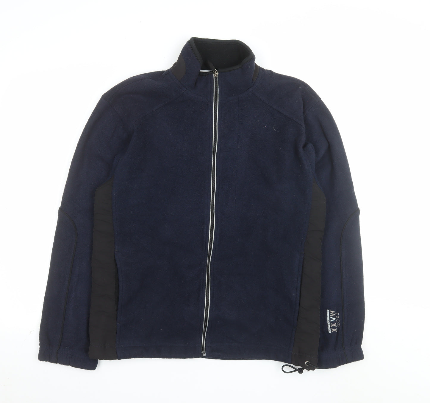 IZOD PerformX Men's Blue Full Zip Fleece Sweatshirt Medium