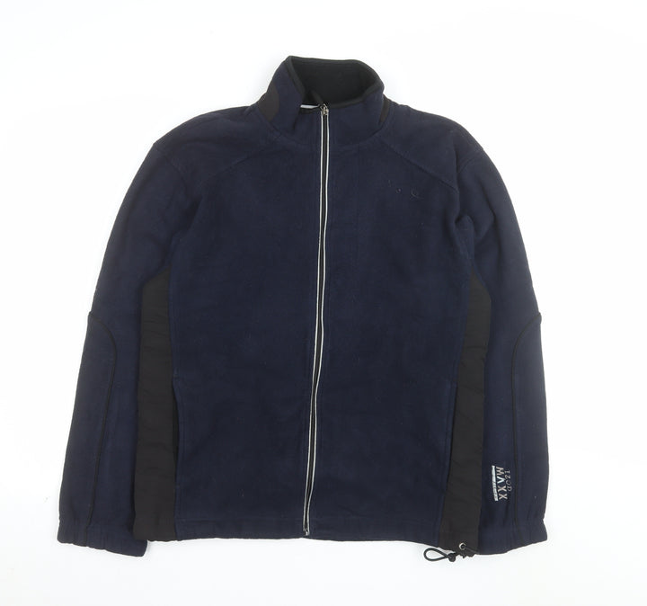 IZOD PerformX Men's Blue Full Zip Fleece Sweatshirt Medium