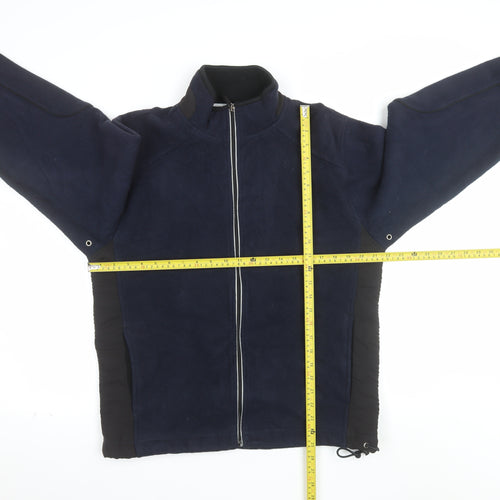 IZOD PerformX Men's Blue Full Zip Fleece Sweatshirt Medium