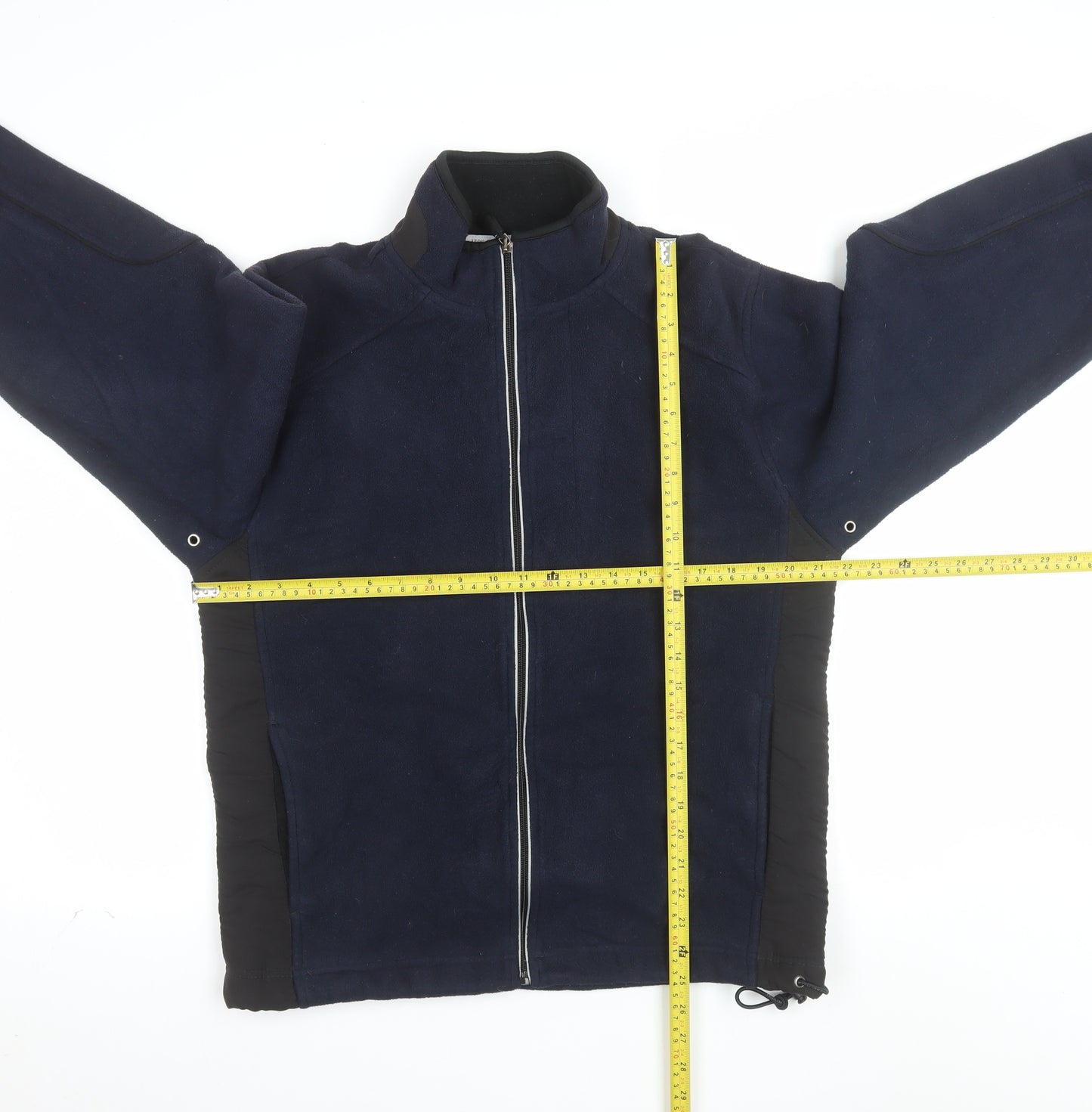 IZOD PerformX Men's Blue Full Zip Fleece Sweatshirt Medium