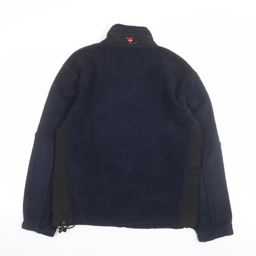 IZOD PerformX Men's Blue Full Zip Fleece Sweatshirt Medium