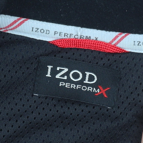 IZOD PerformX Men's Blue Full Zip Fleece Sweatshirt Medium