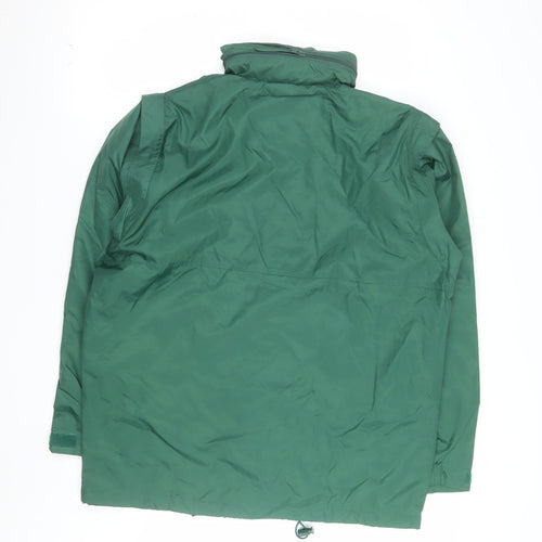 Spalding Men's Green Polyamide Parka Jacket Size M Outdoor Coat